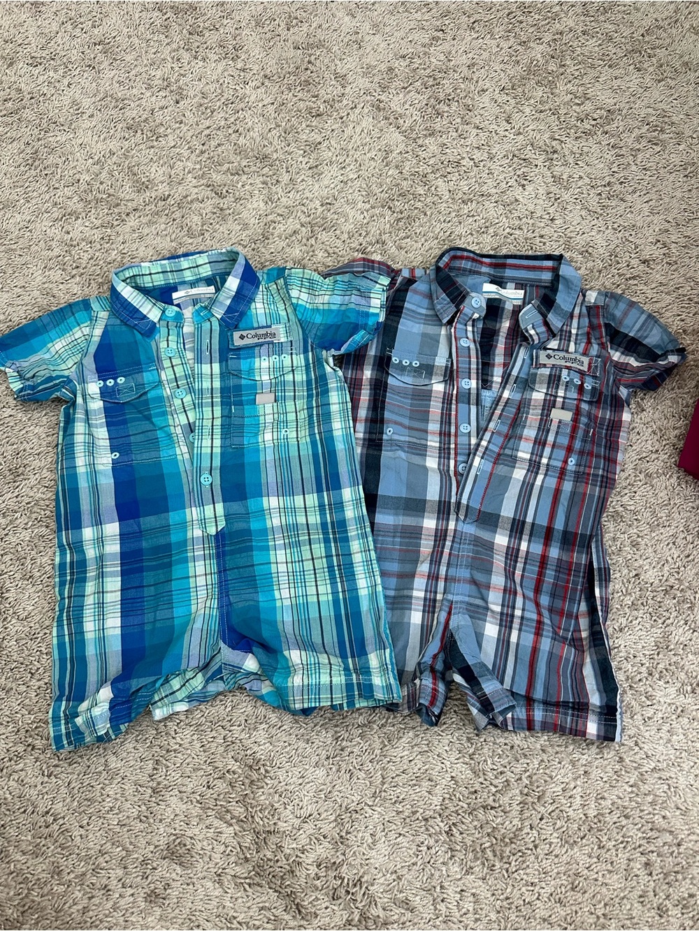 Columbia Toddler PFG rompers